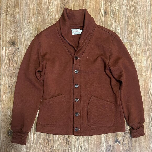 Dehen Other - Dehen 1920 Wool Shawl Cardigan